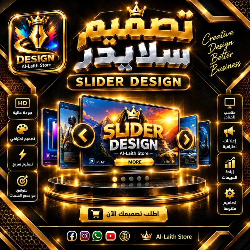 تصميم سلايدر