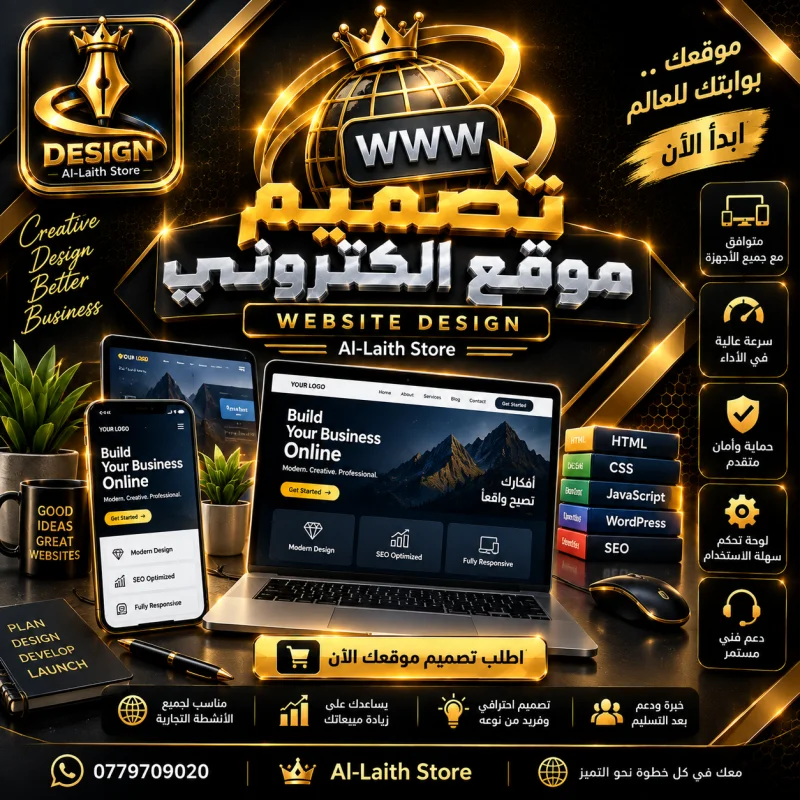 تصميم موقع الكتروني